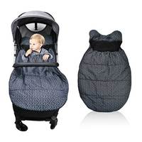 Couverture de poussette universelle chaude pour tout-petits, sac de couchage confortable pour bébé en plein air et doublure en polyester doux pour les voyages d'hiver
