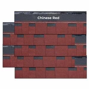 Bardeaux d'asphalte modernes à 3 onglets Carreaux 3D bitumineux renforcés ignifuges et imperméables pour la toiture de la maison et du centre de villégiature pour les temples directs - Product Image 5