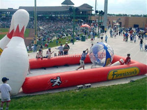 Factory Price <b>Inflatable</b> Pin Lanes Set Alley Sport <b>Games</b> Sports-1 <b>Inflatable</b> Factory Price <b>Inflatable</b> Pin Lanes Set - Product Image 2