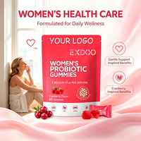 Gummies Probiotiques Féminines les Plus Vendues en Gros par l'Usine OEM – Compléments Alimentaires à Base de Plantes pour Adultes, Soutien Immunitaire