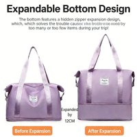 Sac de yoga robuste à fond extensible, prix d'usine, logo personnalisé, grand sac de sport de voyage multifonctionnel à prix abordable