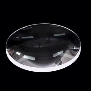 Revêtement biconvexe personnalisé Demi-boule laser en fibre de silice fondue Traitement optique Lentille de protection en quartz - Product Image 6