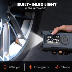 Không dây kỹ thuật số lốp Inflator bơm công cụ Kit Xe Xe Đạp Xe Đạp Xe 150PSI khẩn cấp ánh sáng không khí phụ kiện bơm hơi đi xe đạp - Product Image 5