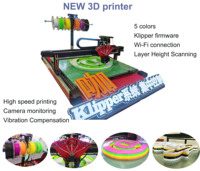 Imprimante de Lettres 3D pour Impression 3D avec 5 Extrudeuses en 1, Imprimante 3D Couleur Grande Format pour Lettrage et Enseignes à Cinq Couleurs
