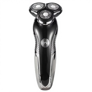 Rotary Shaver USB Rechargeable LED Display Waterproof <b>Touch</b> <b>Switch</b> Safety Lock Portable Electric Shaver for Home - Product Image 1