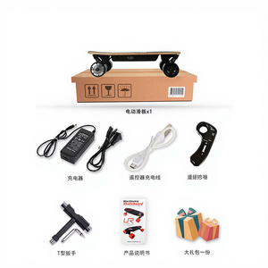 Patinete Eléctrico de Cuatro Ruedas con Control Remoto, Diseño de Pez, Doble Tracción, Plegable, Plataforma de Madera de Arce, Capacidad de Carga de 150 kg - Product Image 5