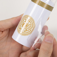Étiquettes de Transfert UV 3D de Luxe Imperméables Personnalisées avec Logo, Dorure à Froid Claire ou Argentée