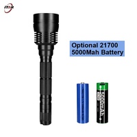 Lampe de poche professionnelle personnalisée 11W LEP, portée de 3 km, étanche IP67, lampe de recherche et de sauvetage, Torcia Potente Lunga Distanza