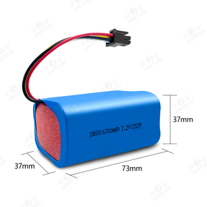 JINTION 18650 6700mAh 7.2V 吸尘器用锂离子充电电池组 2S2P - Product Image 1
