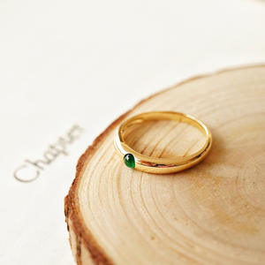 ขนาดเล็กที่เรียบง่ายดัชนีนิ้วแหวนแฟชั่นสไตล์ใหม่เครื่องประดับส่วนบุคคลเพทาย S925เงินสเตอร์ลิงแหวนเครื่องประดับชุบทอง - Product Image 6