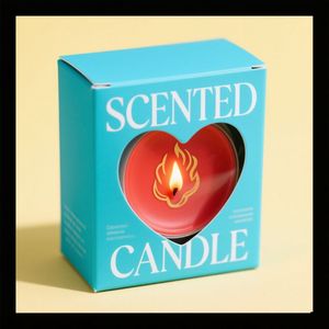 Luxury Candle Container logo Customized <b>Empty</b> Unique Colorful Candle Jars with <b>Box</b> Packaging Custom Your Size - Product Image 4