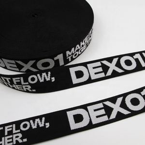 สายรัดโพลีเอสเตอร์แบบแจ็คการ์ดสั่งทำขายส่ง สายรัดโพลีเอสเตอร์หนาสำหรับกระเป๋าเป้สะพายหลัง สายสะพายกระเป๋าถือ - Product Image 2