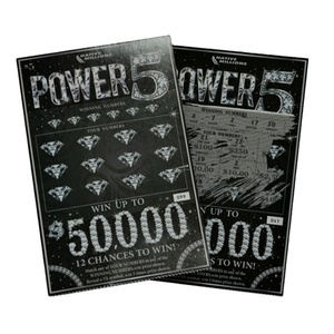 Boletos de Lotería Personalizados, Tarjetas de Raspar de Lotería de Papel de Alta Calidad - Product Image 2