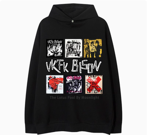 Streetlux Vintage Hip Hop Print Hoodie Hombres Casual Sudadera con capucha de manga larga - Product Image 1