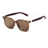 Lunettes de soleil rétro 2299, monture carrée ronde, mode vintage, grande monture, protection UV400, logo personnalisé