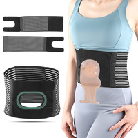 Ceinture de Soutien Ajustable pour Stomie en Forme de U, Respirante et Élastique, pour Ouverture de Stomie, Ceinture Abdominale Quotidienne pour Sac de Stomie, Vente en Gros