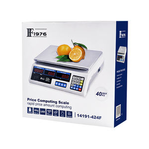 FF1976-424F फल वाणिज्यिक संतुलन इलेक्ट्रॉनिक मूल्य गिनती पैमाने पर डिजिटल वजन पैमाने एलईडी दोहरी-प्रदर्शन 40kg/5g - Product Image 5