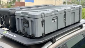 Accessoires 4x4 2026 : Boîte de toit portable en plastique 110L, robuste, pour outils, XXL, pour porte-bagages de toit, boîtes de rangement de cargaison - Product Image 5