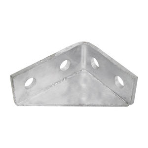 Accessoires de profilés triangulaires soudés galvanisés à chaud, personnalisables OEM & ODM, vente directe usine, pour assemblage avec profilés en U - Product Image 1