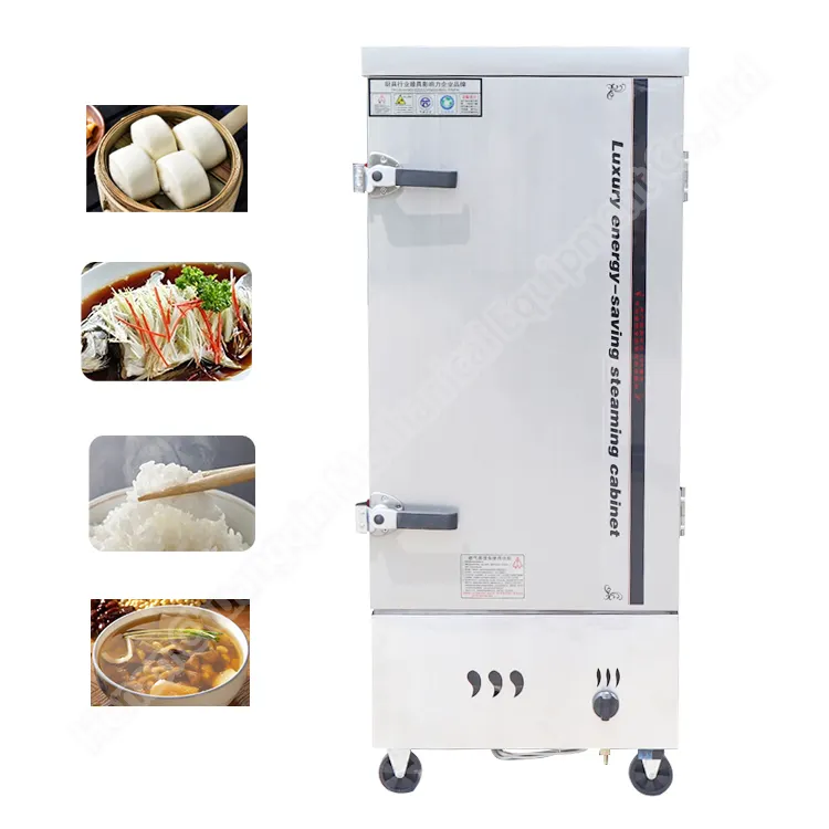 Best Steamer For Momos Gas Rice Steamer Cabinet 3-Layer Stainless Steel Food Steamer