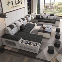 Canapé Modulaire Détachable Design Moderne avec Recharge Sans Fil Prix de Gros Personnalisable Canapé de Luxe Confortable pour la Maison