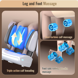 Chaise de massage sonique de luxe à écran tactile L65-YB Modèle 2026 avec technologie sonore avancée et massage corporel complet zéro gravité - Product Image 4