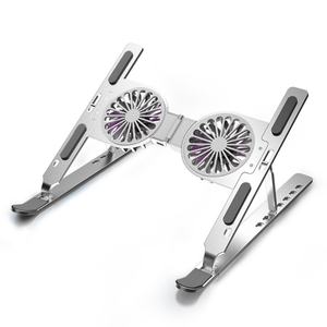 Soporte Ajustable para Portátil con Ventilación, 2 Ventiladores Silenciosos, Plegable y Delgado, para Tablet, Notebook y PC - Product Image 4