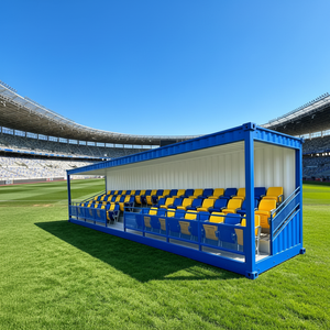 Tribuna Resistente para Eventos Públicos al Aire Libre en Estadios de Clubes de Fútbol, Contenedor de Envío para Gradas, Irlanda, Reino Unido, Europa - Product Image 1