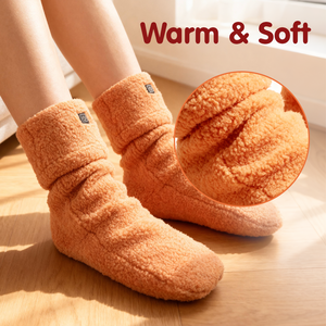 Chaussettes chauffantes électriques avec 3 niveaux de chaleur, chauffe-<span class=keywords><strong>pieds</strong></span> portables USB pour soulager les <span class=keywords><strong>pieds</strong></span> froids pendant le sommeil - Product Image 2