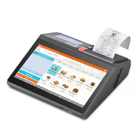 Terminal de Punto de Venta con Pantalla Táctil de 11.6 Pulgadas, Sistema Android, Caja Registradora, Impresora, NFC, Todo en Uno, para Pequeñas Empresas