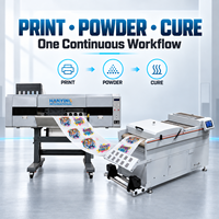 Imprimante DTF HANYING HY-6804 680 mm rouleau à rouleau avec 4 têtes Epson I3200-A1, encre CMYK et blanche pour impression par transfert sur film PET et vêtements