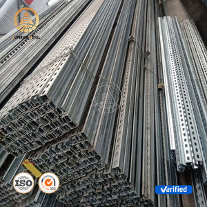 Chất lượng cao ASTM A36 mạ kẽm lạnh-hình Thành <span class=keywords><strong>C</strong></span> hình dạng hồ sơ kênh thép mạ kẽm strut xà gồ - Product Image 2