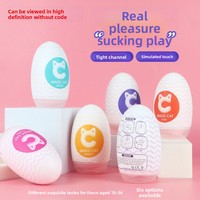 Masturbateurs masculins portables de petite taille en forme d'œufs d'avion simulés, Godets manuels en forme d'avion, Jouets sexuels pour adultes en matériau TPE, Marque domestique Non