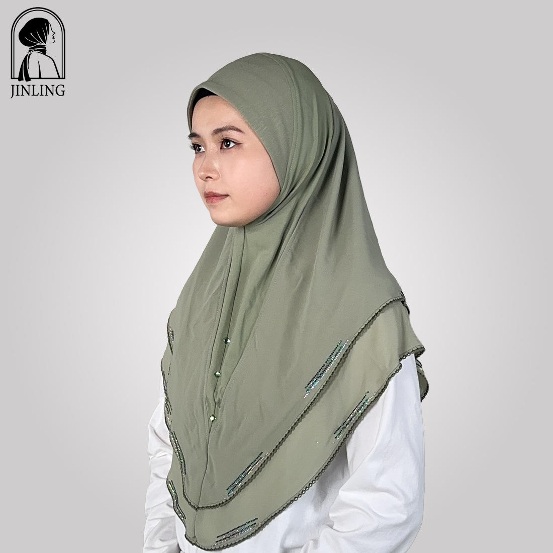 2 # vert olive-taille unique