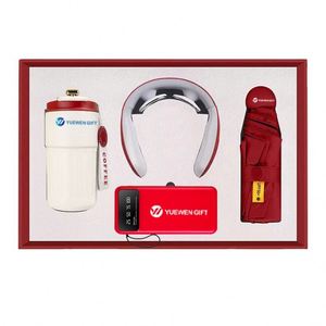 Corporate Coffee <b>Cup</b> Power Bank Umbrella Neck Massager Set Customizable Logo for Promotional - Product Image 1