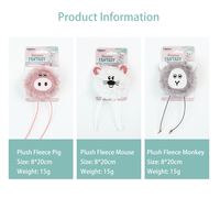 Jouet interactif suspendu pour chat en peluche écologique avec herbe à chat, baguette de chat et souris, pour chaton, pour le divertissement autonome, la dentition et le soulagement de l'anxiété