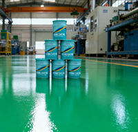 Peinture époxy pour sols à effet marbre coloré au quartz, résistante aux rayures, auto-nivelante, pratique pour la construction