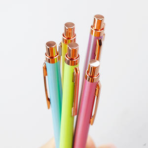 ปากกาลูกลื่นแบบโรลเลอร์บอล หัวเขียนขนาด 1.0 มม. พิมพ์โลโก้ตามสั่ง สีสันสดใส รุ่นใหม่ วัสดุโลหะ เหมาะสำหรับเป็นของขวัญทางธุรกิจ รุ่น SD-302 หมึกสีดำ/น้ำเงิน - Product Image 4