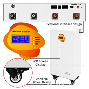 ระบบจัดเก็บพลังงานภายในบ้าน LiFePO4 51.2V 300AH แบบออฟกริด แยกส่วน พร้อมการสื่อสาร RS485 - Product Image 3