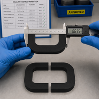 Noyau en acier au silicium de type CD pour transformateur de puissance, taille personnalisée disponible