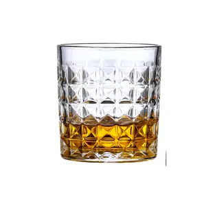 Bohemian-Style Transparent Glass Wine Tumbler Unique Style Shot Glass With Thick Design Elegant And Unique Style Wine Cup