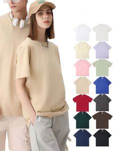 Design Cotton T-shirt Wholesale Men's and Women's High Quality Blank T-shirt Design Customization - Product Image 6