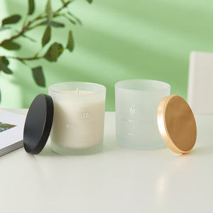 Frascos de Velas Reutilizables Ecológicos Transparentes de 7 oz, Recipientes de Vidrio Grueso Vacíos a Granel para Suministros de Fabricación de Velas de Navidad - Product Image 6