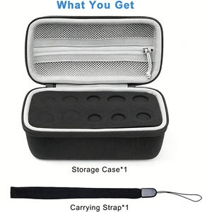 EVA Essential Oil Insulin injection Storage Case Waterproof Travel Carrying Bag Zipper Portable Vial Organizer with Strap 1-10ml - Product Image 2