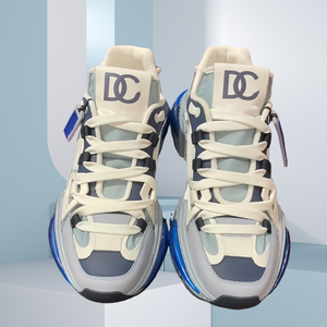 Chaussures de marque de créateur originales pour hommes, chaussures de sport en cuir véritable, semelle épaisse, style décontracté pour la marche, chaussures de course tendance - Product Image 5