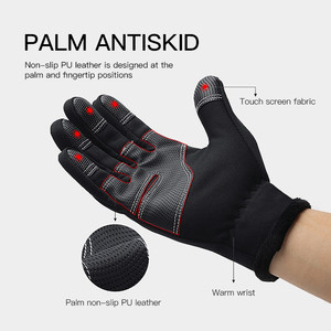 Gants de Ski pour hommes et femmes, imperméable, polaire thermique, pour cyclisme, <span class=keywords><strong>moto</strong></span>, course à pied, <span class=keywords><strong>hiver</strong></span> - Product Image 3