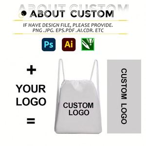 Promotional Folding <b>Drawstring</b> <b>Backpack</b> Beach Towel All-in-One Bag for Storage Customizable Logo Pattern - Product Image 4