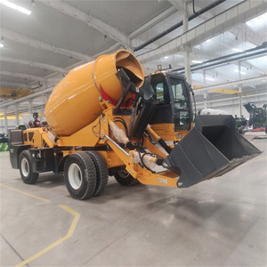 Camión Mezclador de Concreto Oficial de 6.5 CBM, Camión Móvil Autocargable de 4m3 con Sistema Hidráulico Importado y 1 Año de Garantía - Product Image 1