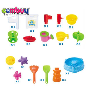 Jouet d'été pour l'extérieur, table <span class=keywords><strong>à</strong></span> <span class=keywords><strong>eau</strong></span> en plastique, jouet pour 2 enfants, 1 <span class=keywords><strong>bac</strong></span> <span class=keywords><strong>à</strong></span> <span class=keywords><strong>sable</strong></span> - Product Image 3