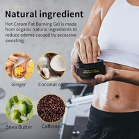 Crème Amincissante et Remodelante Corporelle de Marque Blanche, Accélérateur d'Entraînement, Gel Chaud Anti-Cellulite Brûle-Graisses pour une Transpiration Rapide